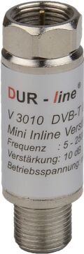 DUR-line V3010 - Mini Inline-Verstärker 10 dB...