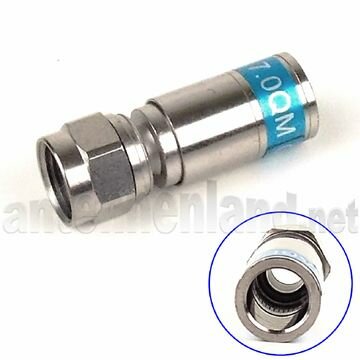 Cabelcon F-56-CX3 7.0 QM - Quick Mount F-Stecker RG6 Compression - wasserdicht